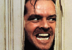 Jack Nicholson in The Shining